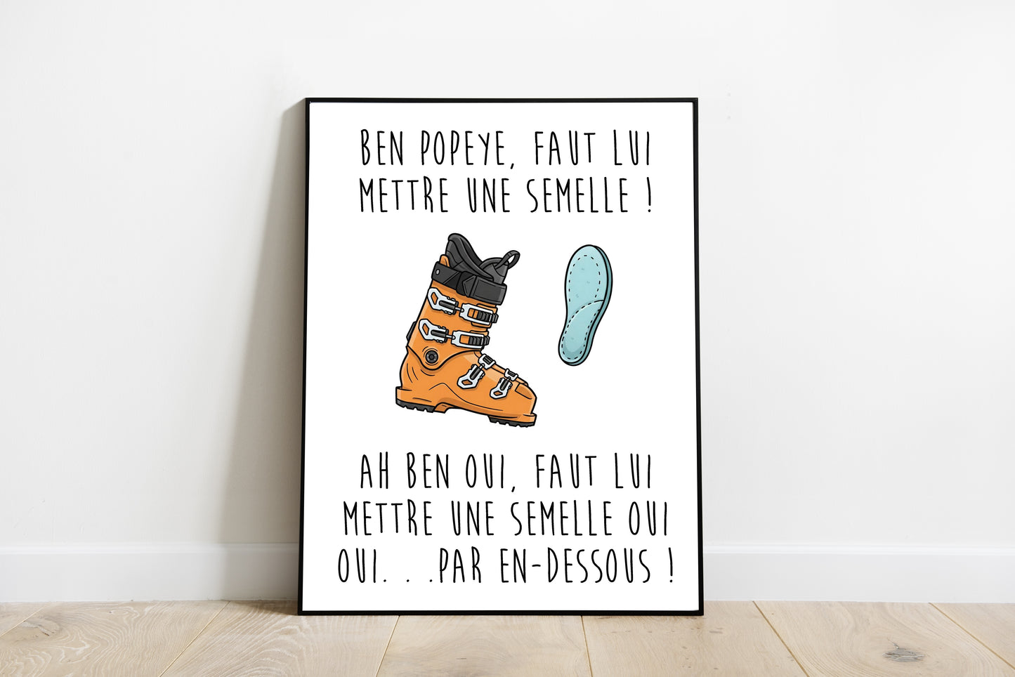 Les bronzés font du ski - Faut lui mettre une semelle