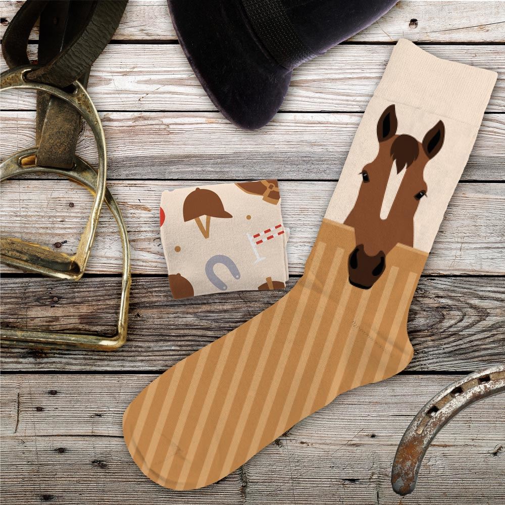 Chaussette duo passion cheval