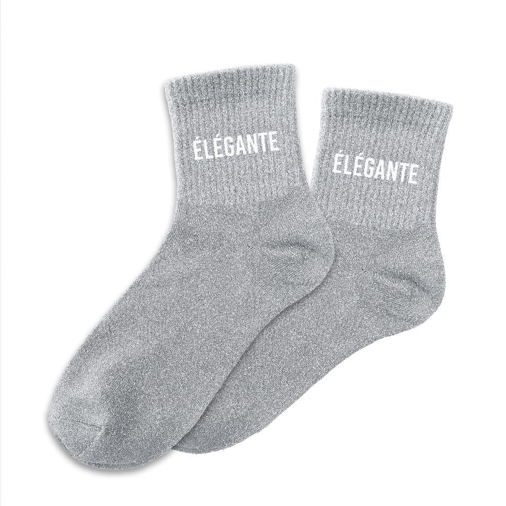 Chaussettes paillettes élégante