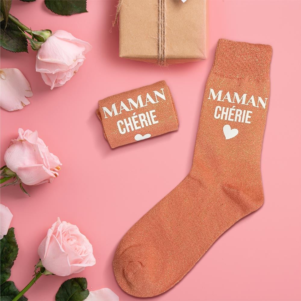 Chaussettes femme Maman chérie