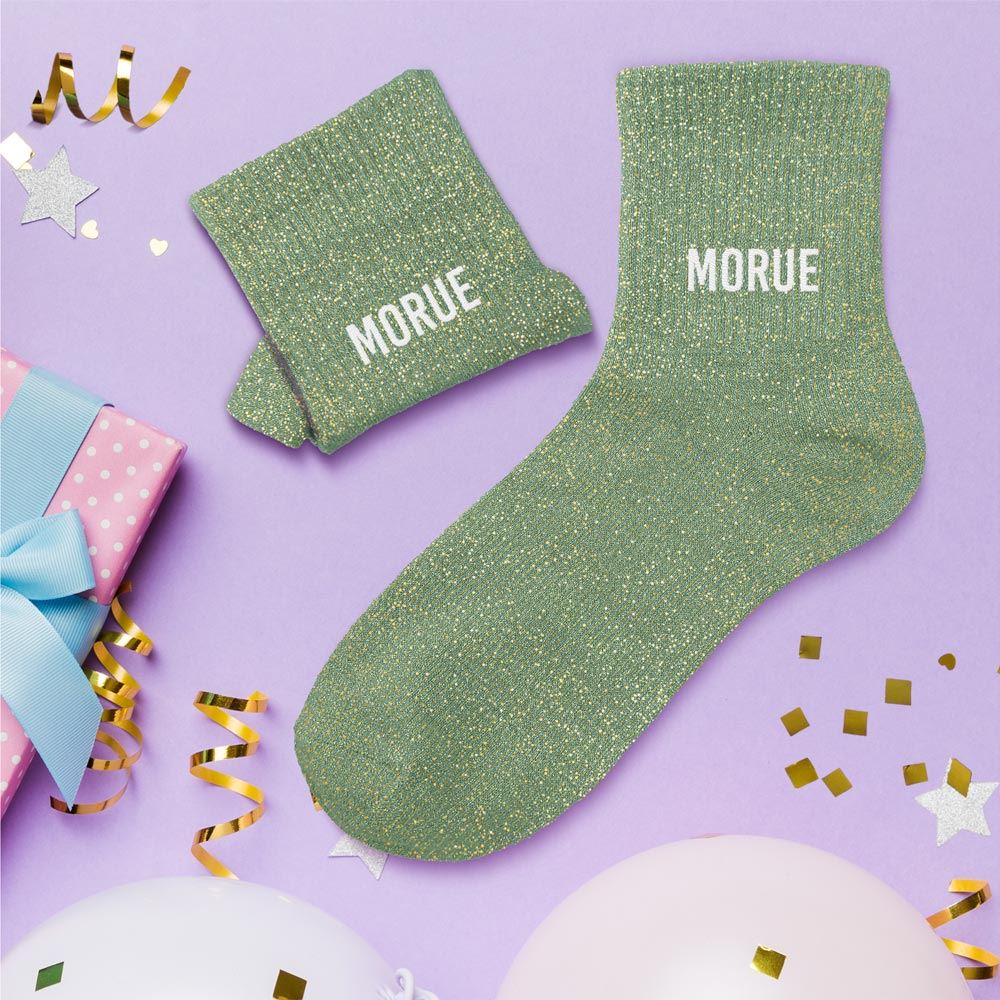 Chaussettes paillettes Morue