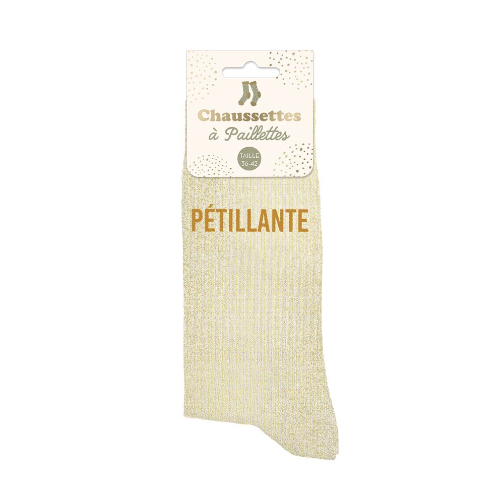 Chaussettes paillettes Pétillante