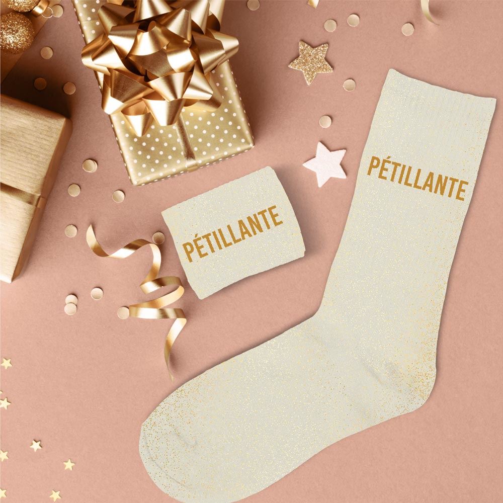 Chaussettes paillettes Pétillante