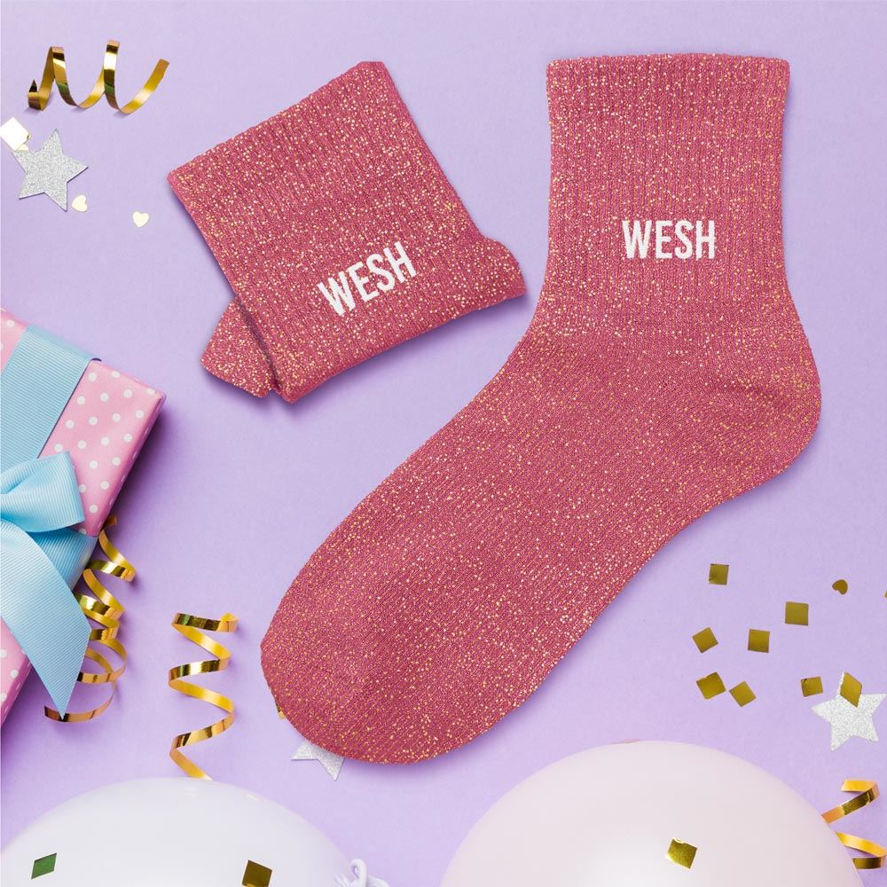 Chaussettes paillettes Wesh