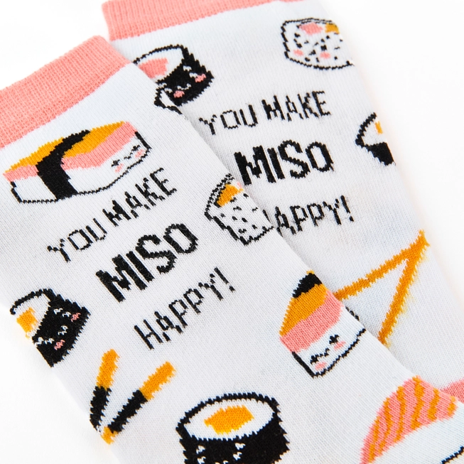 Chaussettes unisexes You Make Miso Happy