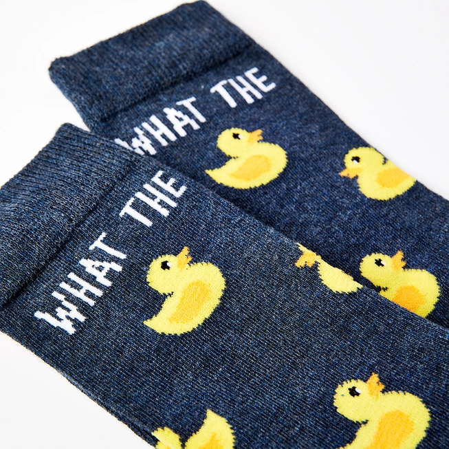 Chaussettes unisexes What the duck