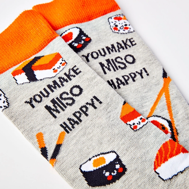 Chaussettes unisexes You Make Miso Happy