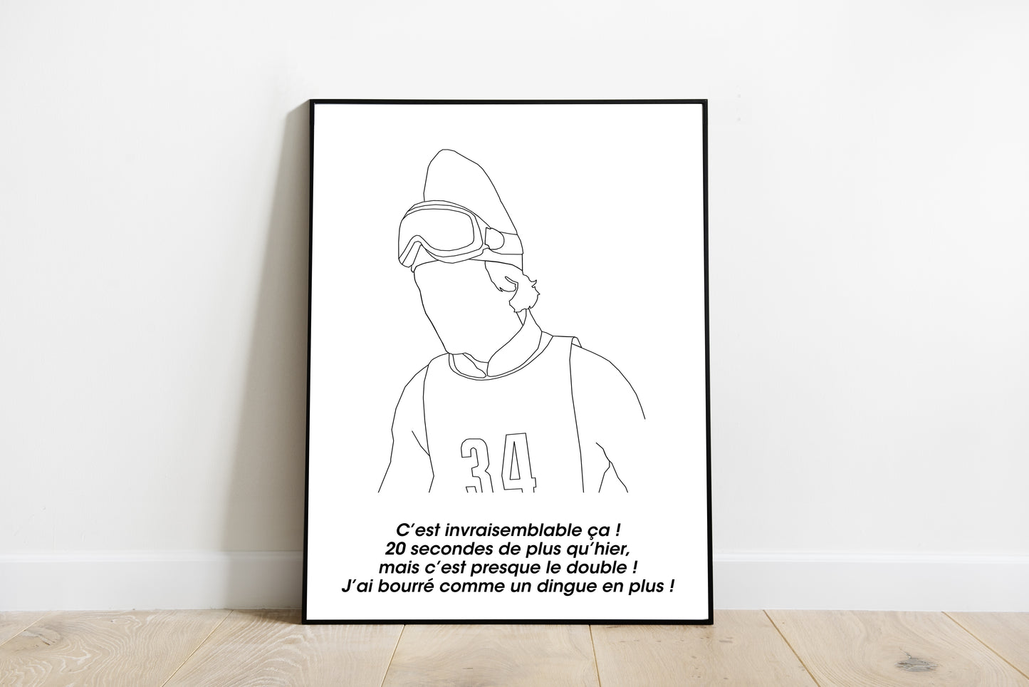 Les bronzés font du ski - Jérôme N&B