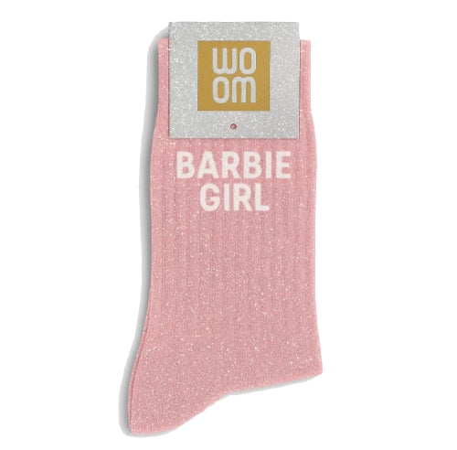 Chaussettes paillettes Barbie Girl