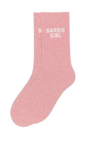 Chaussettes paillettes Barbie Girl