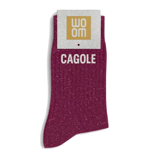 Chaussettes paillettes Cagole