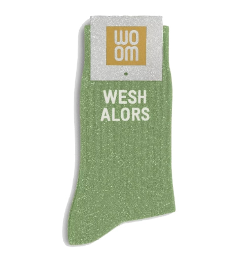 Chaussettes paillettes Wesh alors
