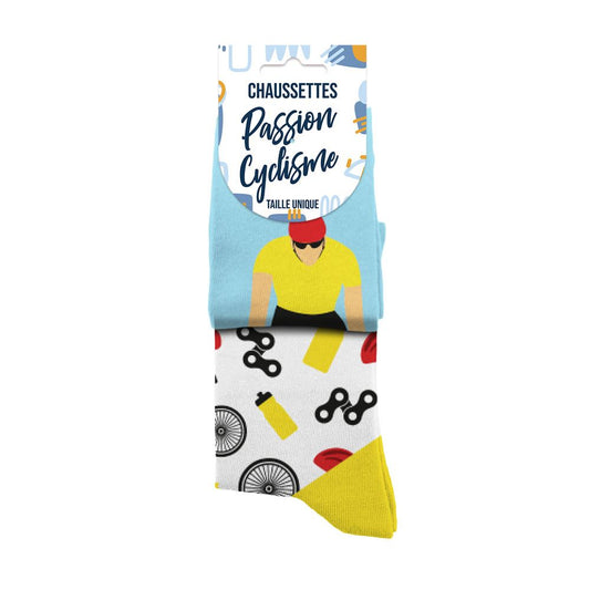 Chaussette duo passion cyclisme