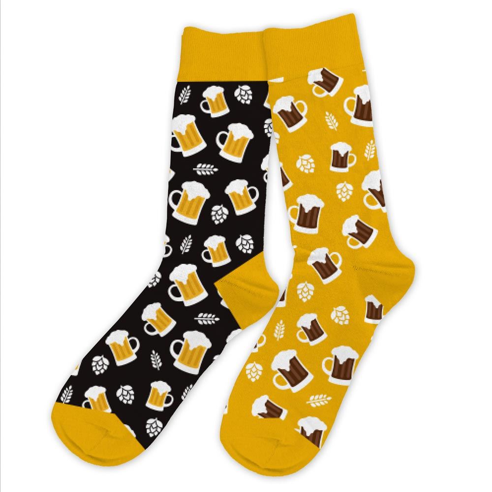 Chaussettes bières blonde/brune