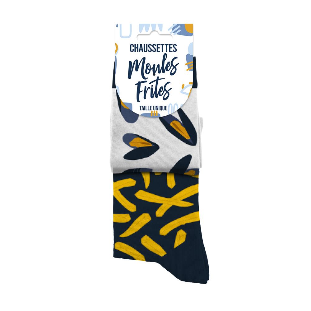 Chaussettes moules/frites