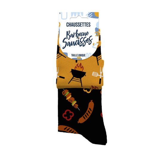 Chaussettes barbecue/saucisse