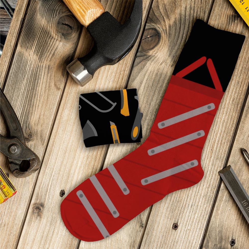 Chaussette duo passion bricolage