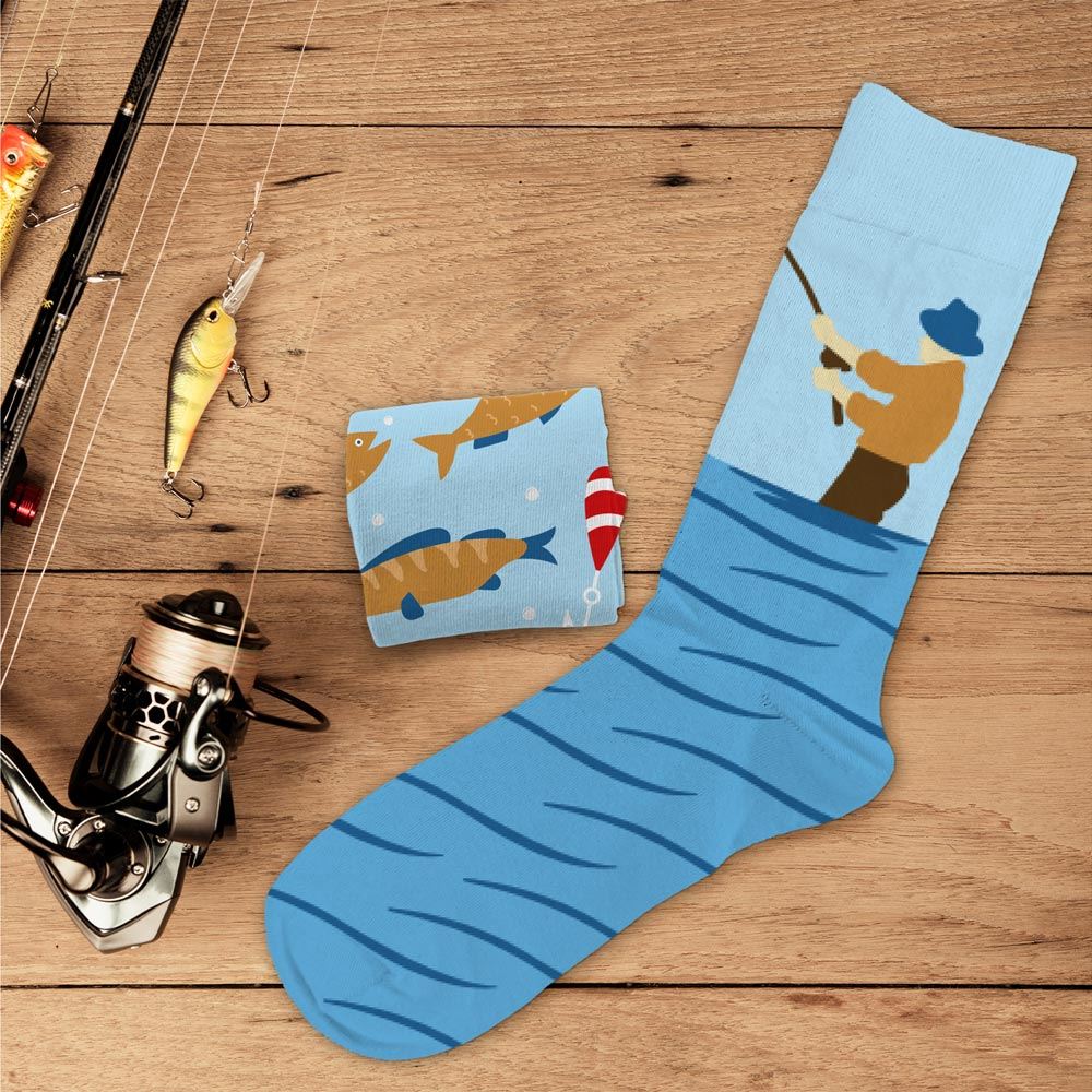 Chaussette duo passion peche