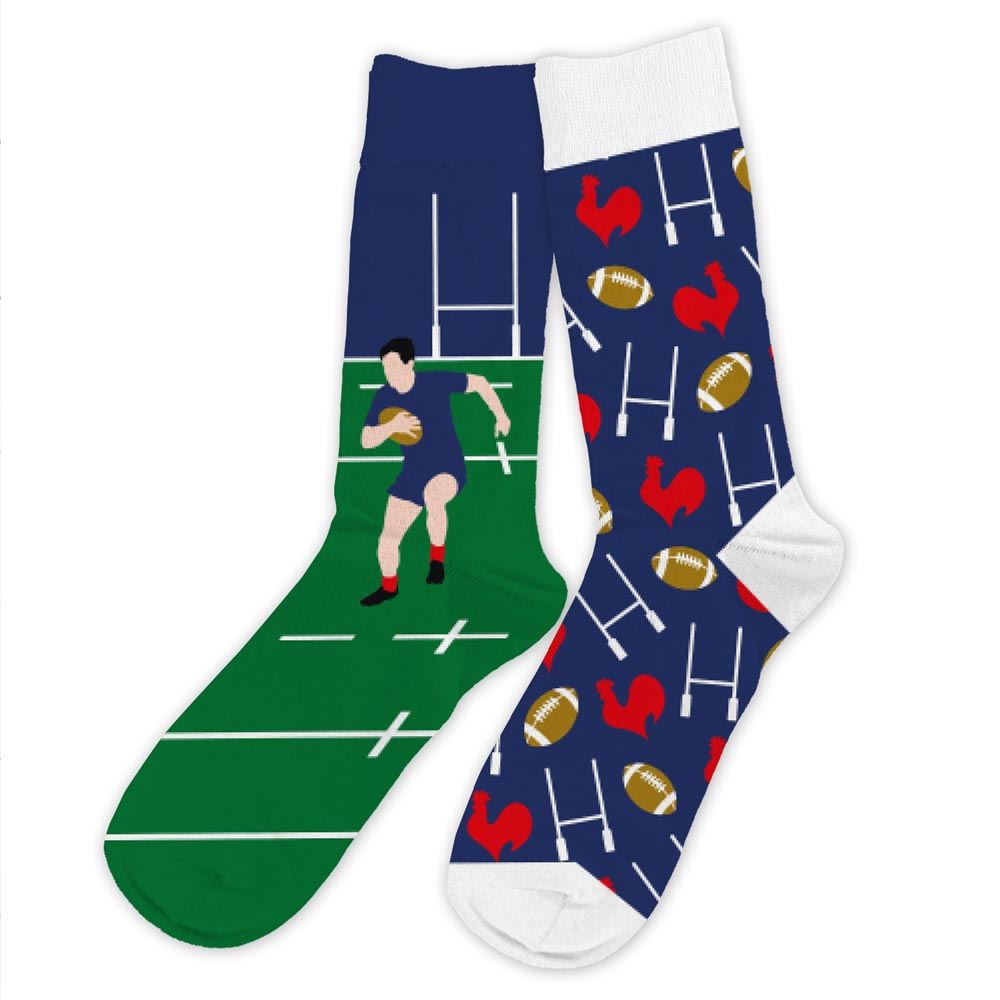 Chaussette duo passion rugby