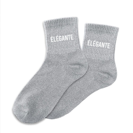 Chaussettes paillettes élégante