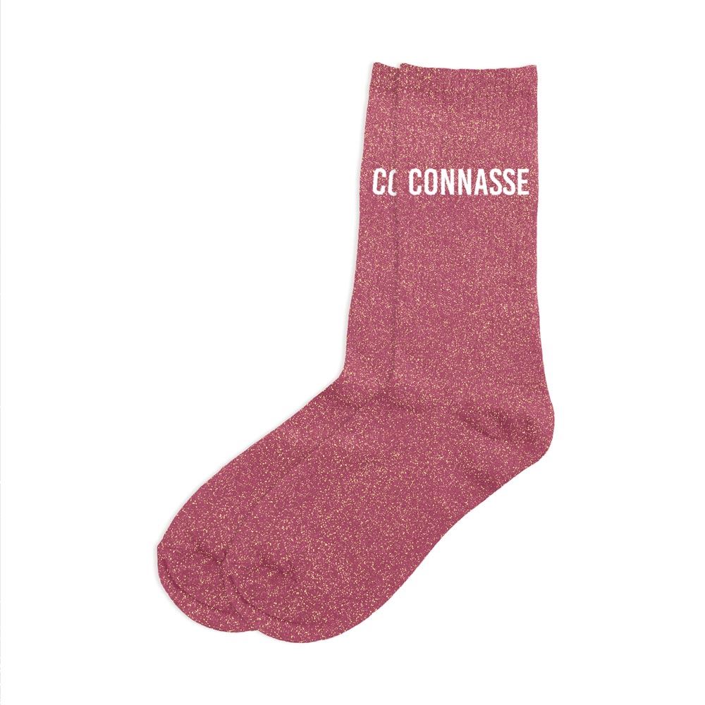 Chaussettes paillettes connasse