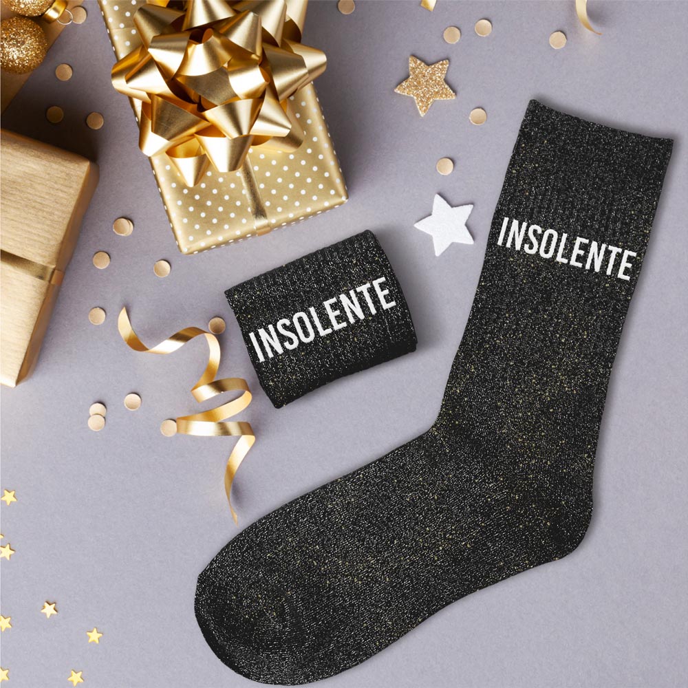 Chaussettes paillettes Insolente