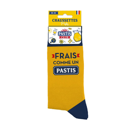 Chaussettes "frais comme un pastis"