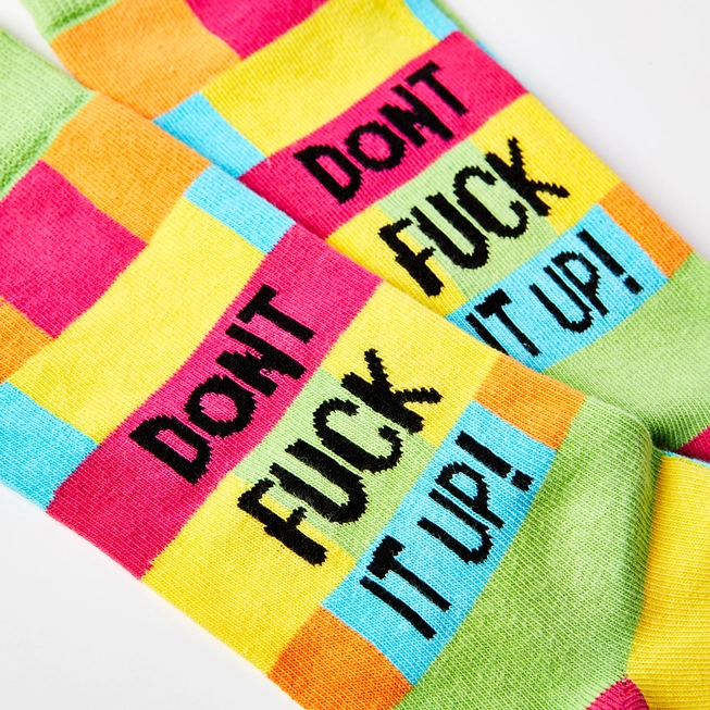 Chaussettes Don't Fuck It Up unisexes