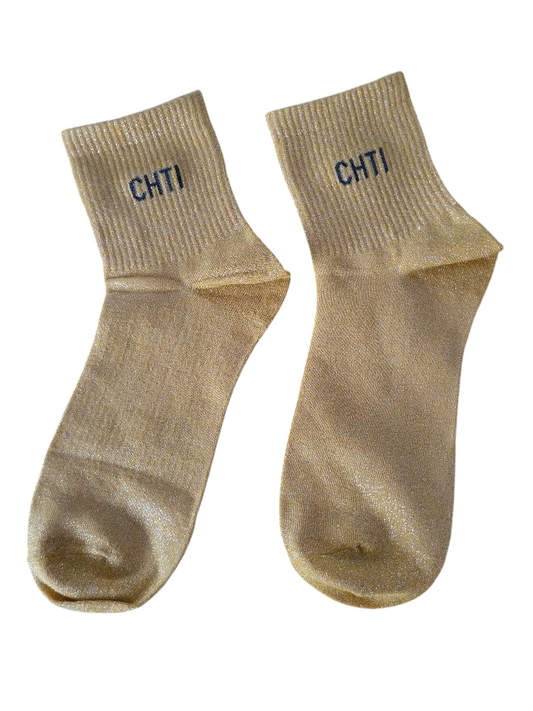 Chaussettes paillettes Chti