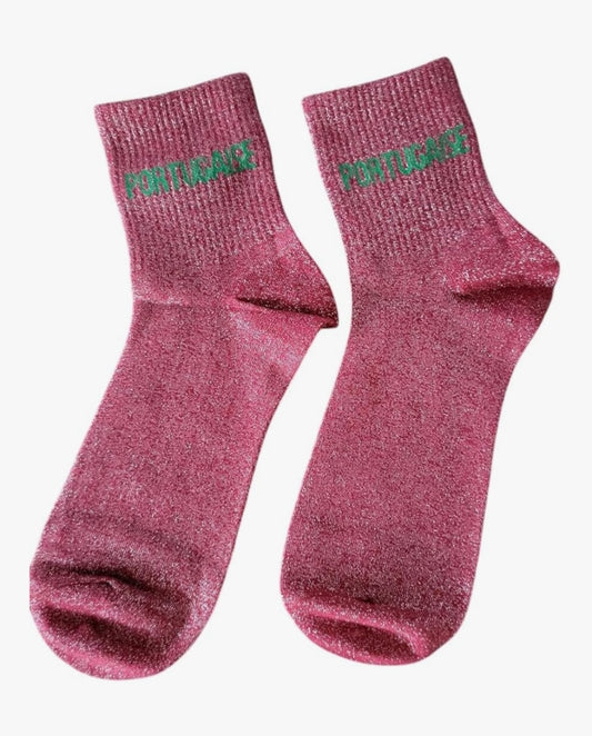 Chaussettes paillettes Portugaise