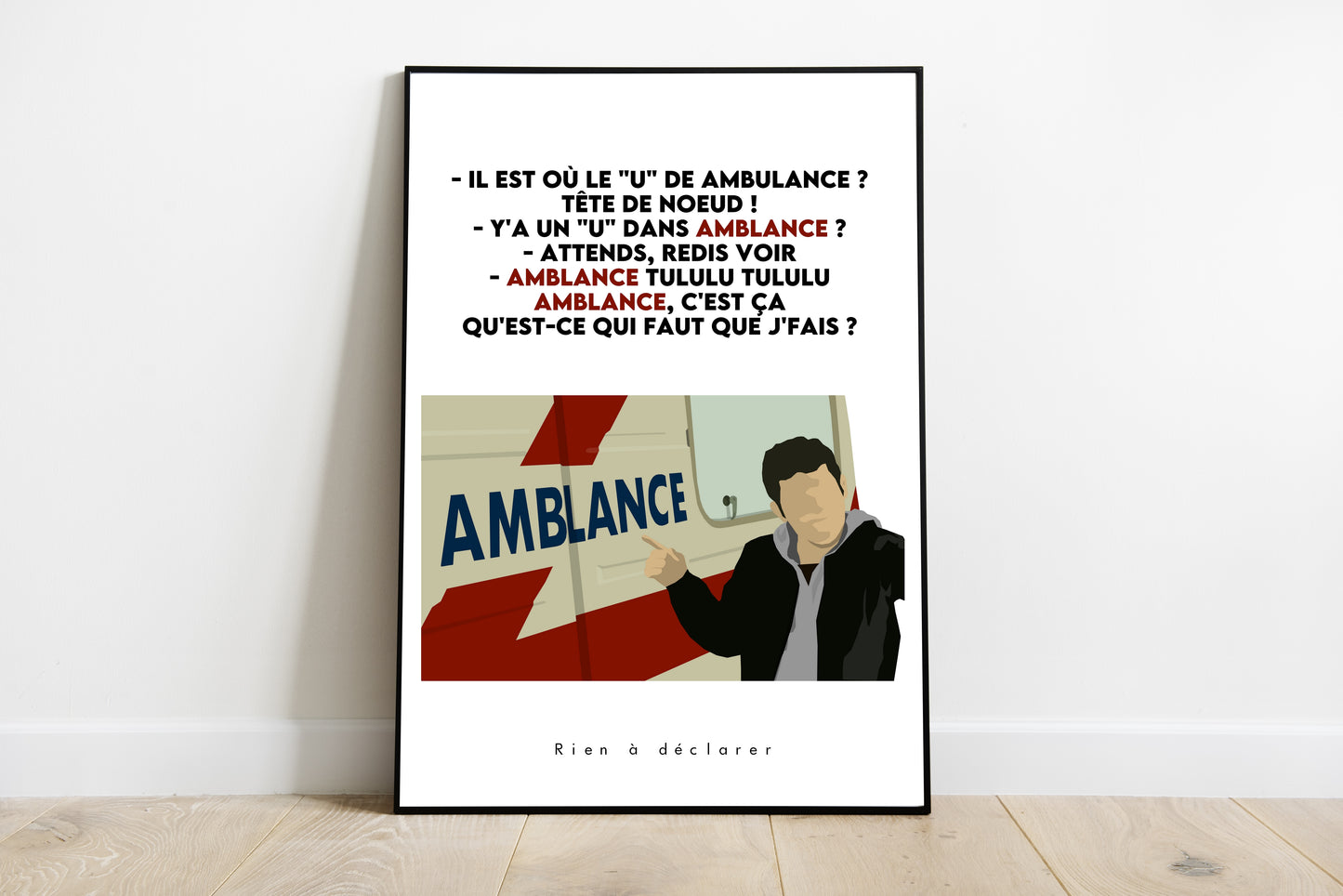 Rien à déclarer - Y'a un U à amblance