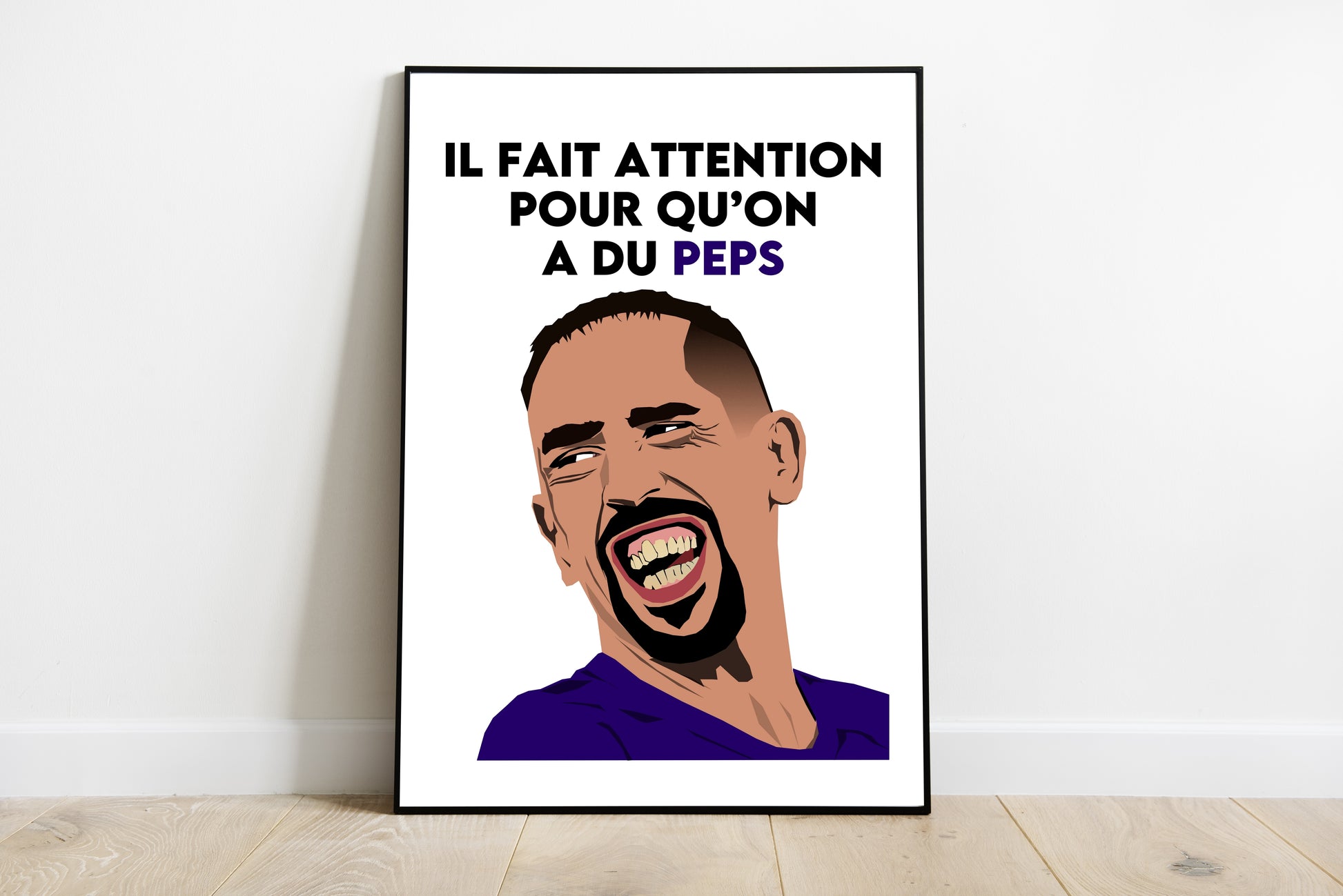 Franck Ribéry Jewel of French Football - Rodney Pike Art Franck Ribéry Jewel of French Football - Rodney Pike Art